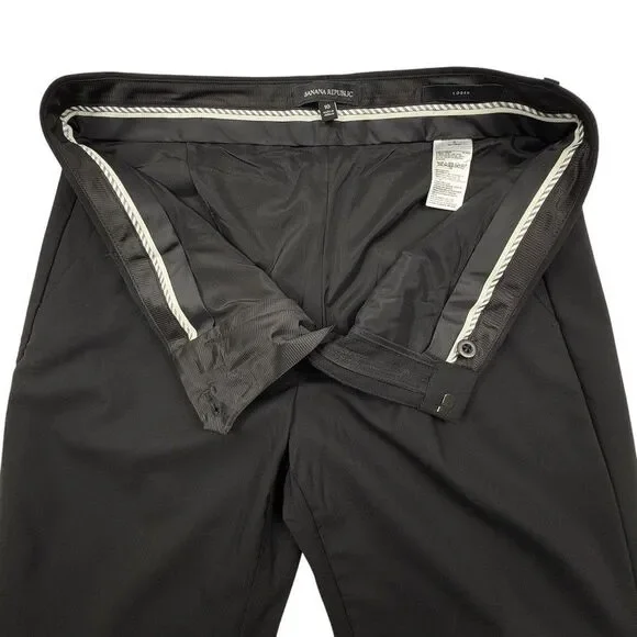 Banana Republic Logan Wool Dress Trousers Pants Modern Office Chic Stretch 10 - Picture 3 of 16